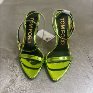 Tom Ford Padlock Pointed-Toe Heels - Size 38